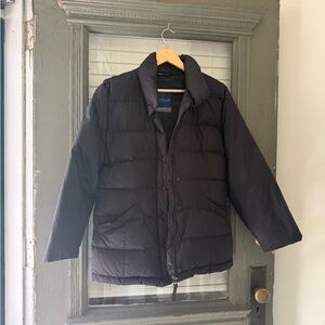Moncler Black Puffer Goose Down Jacket